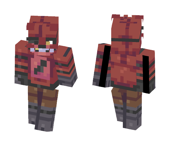 Download Free Foxy The Pirate FNAF Series- Skin for Minecraft image 1 Foxy The Pirate FNAF Series- - Male Minecraft Skins - image 1