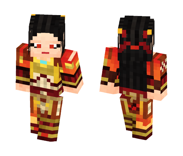 Amaterasu (SMITE) - Female Minecraft Skins - image 1