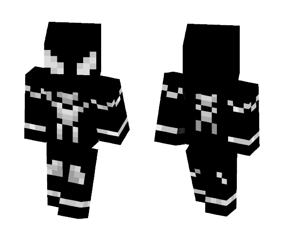 symbiote spiderman - Comics Minecraft Skins - image 1