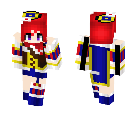 Maki Nishikino - Magician Set - Female Minecraft Skins - image 1