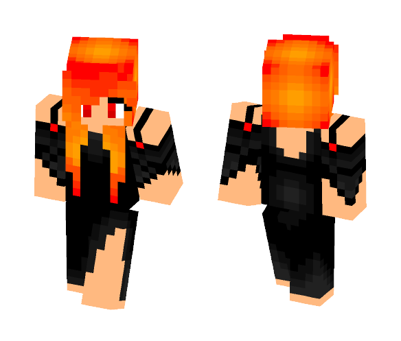 Fire Girl - Girl Minecraft Skins - image 1