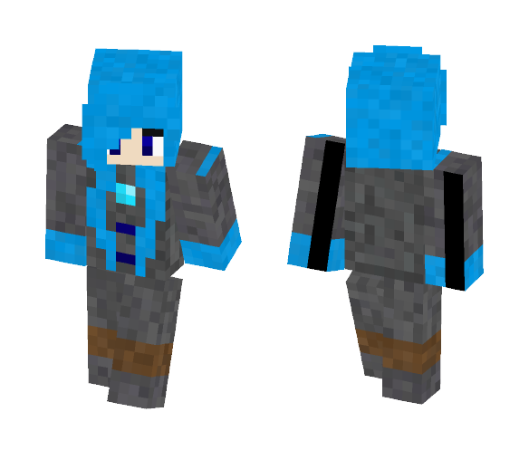 Download Free Girl Warrior Skin for Minecraft image 1 Girl Warrior - Girl Minecraft Skins - image 1