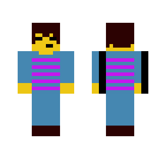 Frisk From Undertale - Interchangeable Minecraft Skins - image 2