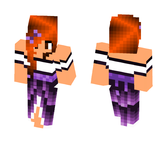 Download Free purple princess Skin for Minecraft image 1 purple princess - Female Minecraft Skins - image 1