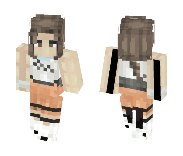Chell {Portal} - Female Minecraft Skins - image 1