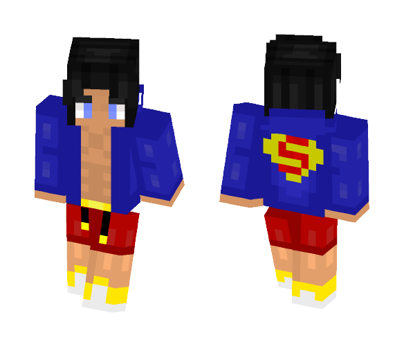 Evelye | Beach Superman - Male Minecraft Skins - image 1