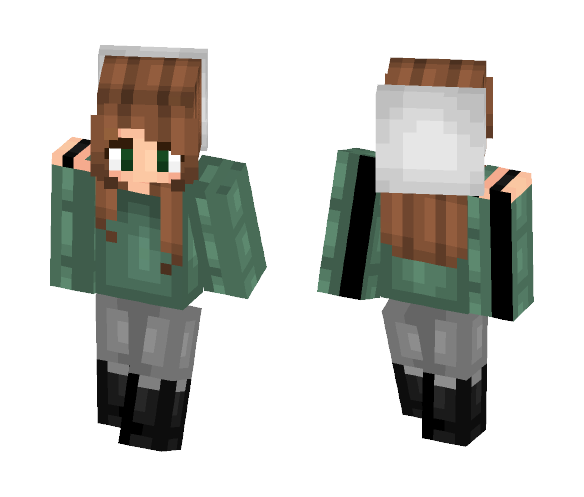 Emerald Rush - Female Minecraft Skins - image 1