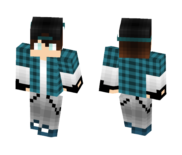 Cool Boy / bby blue eyes - Boy Minecraft Skins - image 1