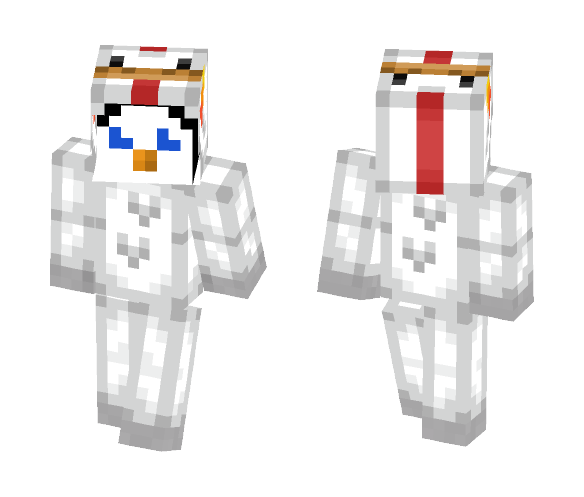 Download Free Penguin in Chicken Suit Skin for Minecraft image 1 Penguin in Chicken Suit - Interchangeable Minecraft Skins - image 1