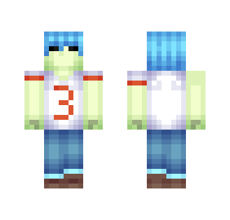 Gorillaz 2D. (With Follow me eyes.) - Male Minecraft Skins - image 2