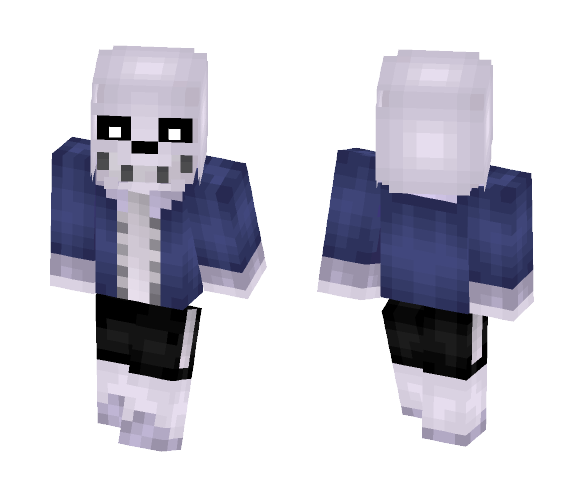 sans. (Request by Dapperblook) - Male Minecraft Skins - image 1