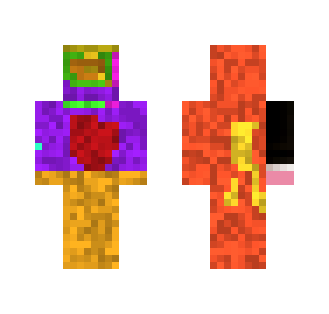 crazy minecraft skin boii