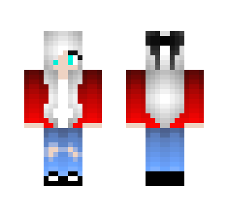 Girl with white hair