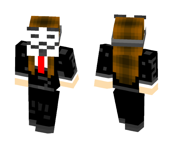 Download Free Annonymous Skin for Minecraft image 1 Annonymous - Female Minecraft Skins - image 1