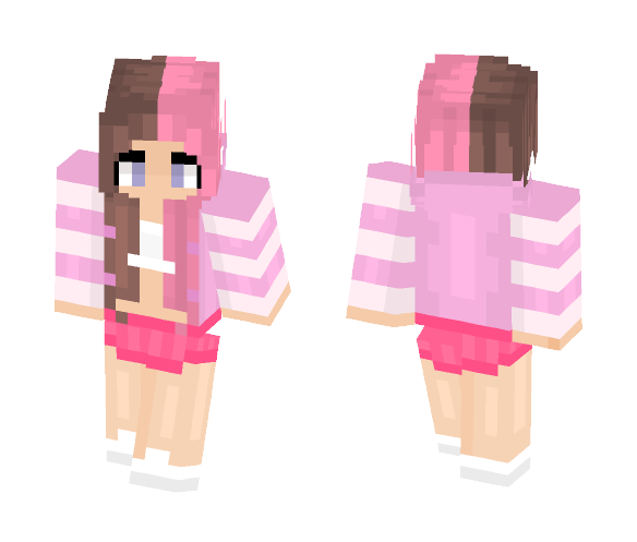 Download Free Evelye | Sugarbun | Sweet Hoodie Skin for Minecraft image 1 Evelye | Sugarbun | Sweet Hoodie - Female Minecraft Skins - image 1