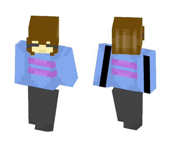 Frisk (My Skin) - Interchangeable Minecraft Skins - image 1