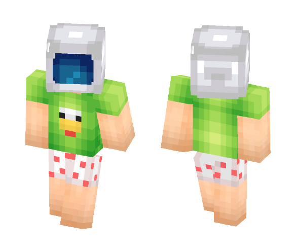 My Take On: A Half-Naked Astronaut - Male Minecraft Skins - image 1