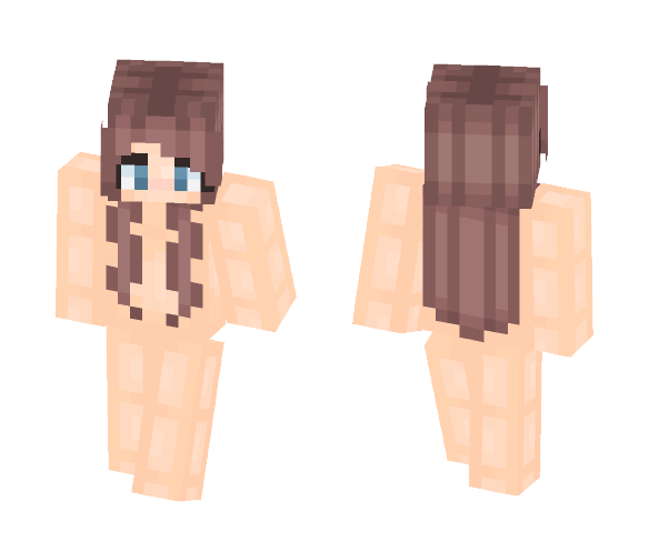 Brunette Hair base - Female Minecraft Skins - image 1