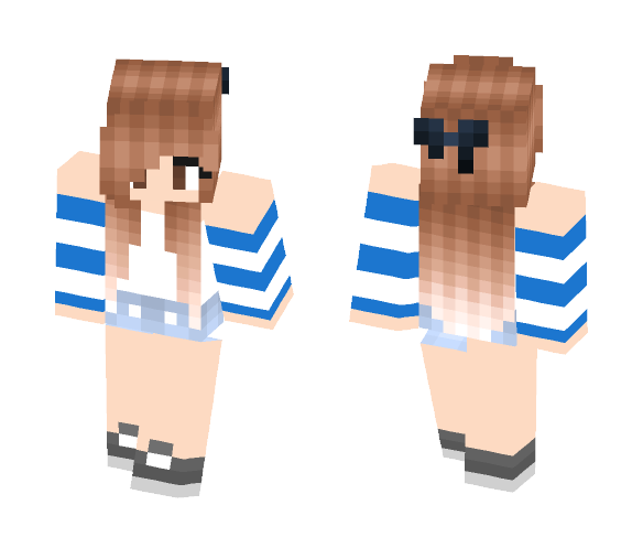 Download Free Lychee- Simply Basic Skin for Minecraft image 1 Lychee- Simply Basic - Female Minecraft Skins - image 1
