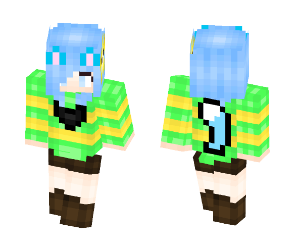 Human Keykey Chara - Female Minecraft Skins - image 1