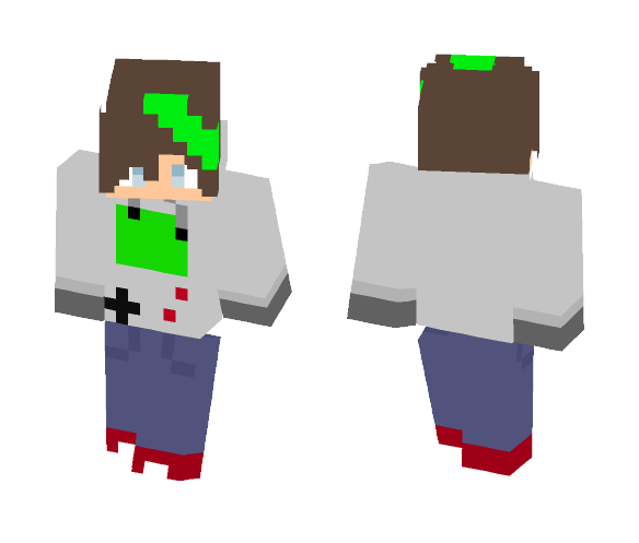 Boy in Gameboy Hoodie - Boy Minecraft Skins - image 1