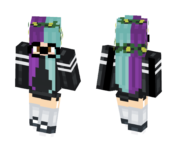 *nerd (like me)* - halo - Female Minecraft Skins - image 1