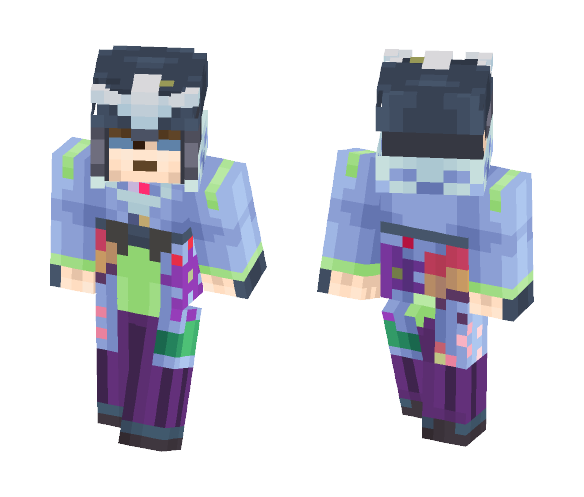 Flower Cardian Lightshower - Male Minecraft Skins - image 1