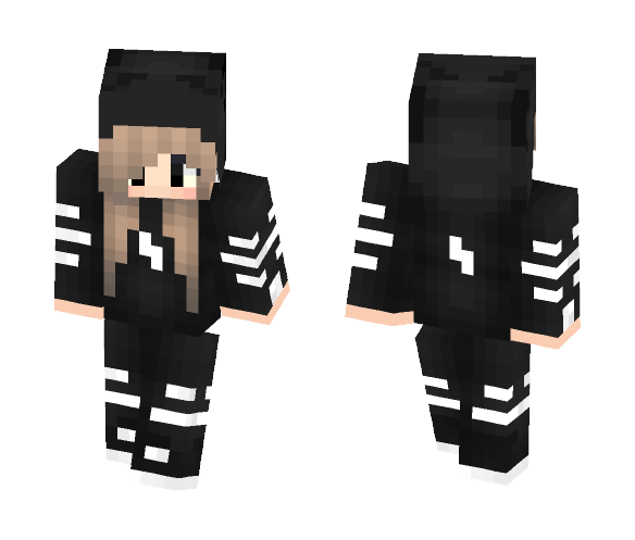 Quite Goth-ish Girl-Nicoleeeeeee - Female Minecraft Skins - image 1