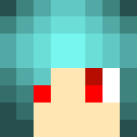 Download Free Blue Haired Girl Skin for Minecraft image 3 Blue Haired Girl - Color Haired Girls Minecraft Skins - image 3