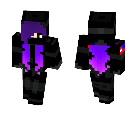 Purple Ninja - Female Minecraft Skins - image 1