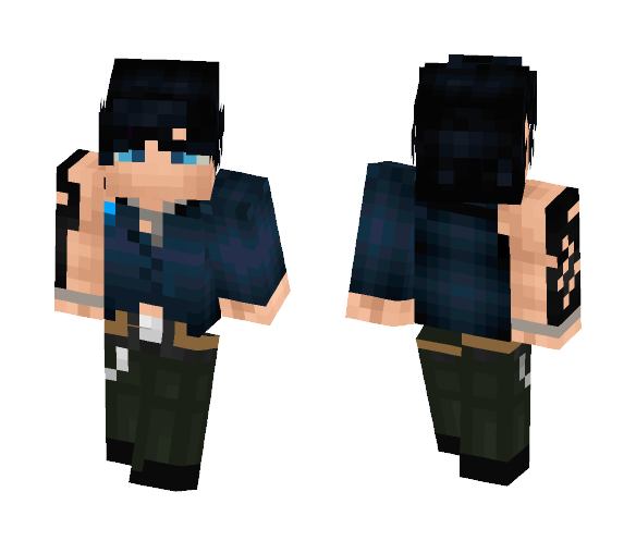Slate Fullbuster [FTMC Custom] - Male Minecraft Skins - image 1