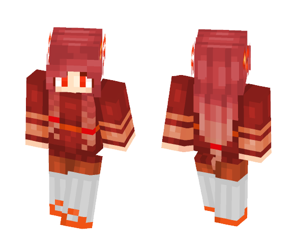 Lazy, burning, ashes - Female Minecraft Skins - image 1