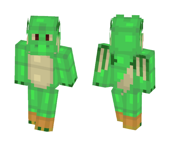 Super Dragon Yoshi Remake - Interchangeable Minecraft Skins - image 1