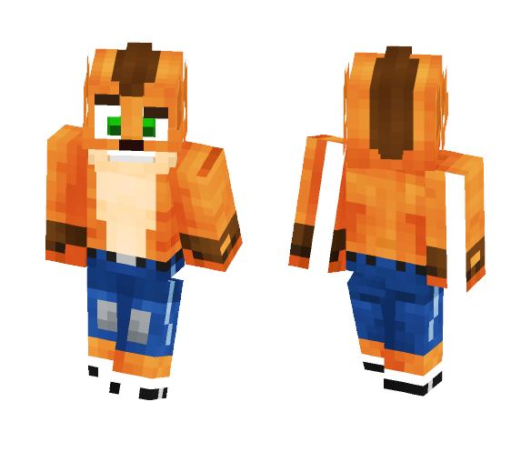 Crash Bandicoot - Male Minecraft Skins - image 1