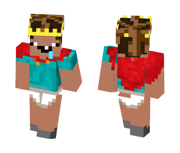 Noob King - Male Minecraft Skins - image 1
