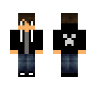 Guy With A Black Creeper Hoodie