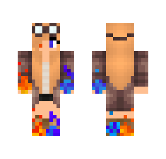 Fire and Water Powers - Female Minecraft Skins - image 2