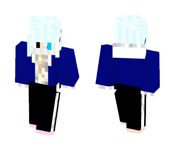 Human!Sans - Male Minecraft Skins - image 1
