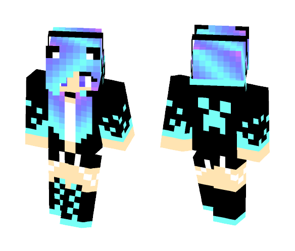 ~ßlitz~ DJ wolf girl - Girl Minecraft Skins - image 1