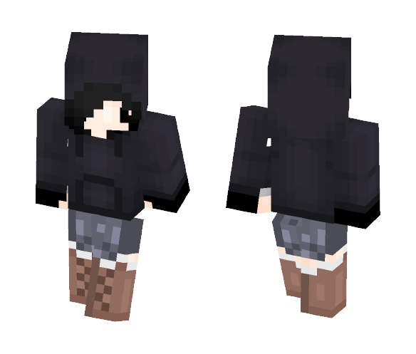 Download Free Kawaii Emo Girl Skin for Minecraft image 1 Kawaii Emo Girl - Girl Minecraft Skins - image 1