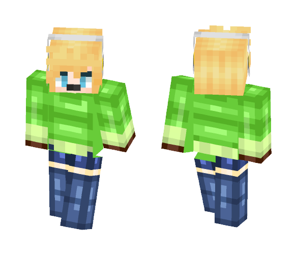 Matryoshka Len Kagamine - Male Minecraft Skins - image 1