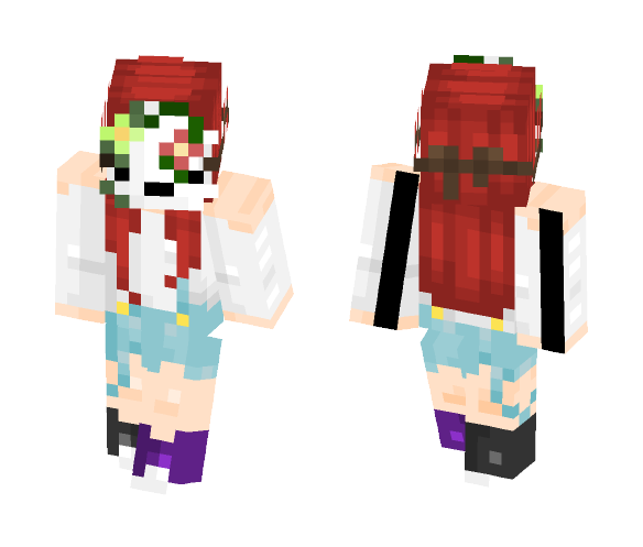 ???? Flower Love ???? - Female Minecraft Skins - image 1