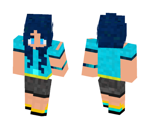 Cyberpunk Girl - Girl Minecraft Skins - image 1