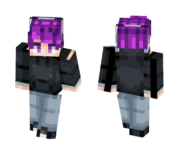Download Free oooh purple Skin for Minecraft image 1 oooh purple - Male Minecraft Skins - image 1