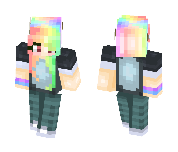❤️ Skittles Female VS ❤️ - Female Minecraft Skins - image 1