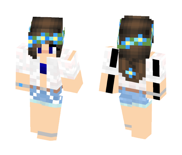 Summer Chill - Female Minecraft Skins - image 1