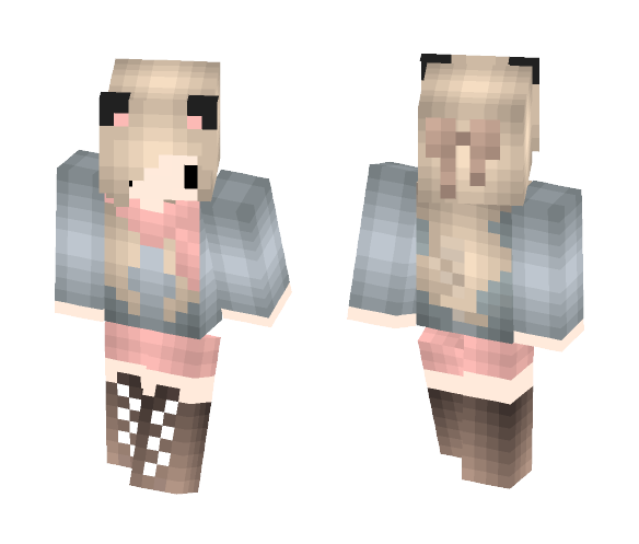 Download Free Winter Kawaii Girl Skin for Minecraft image 1 Winter Kawaii Girl - Girl Minecraft Skins - image 1