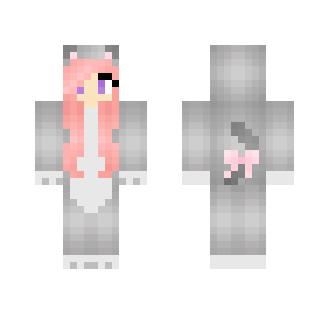 Cat Girl With Pink Hair
