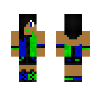 Blue,Black,and Green
