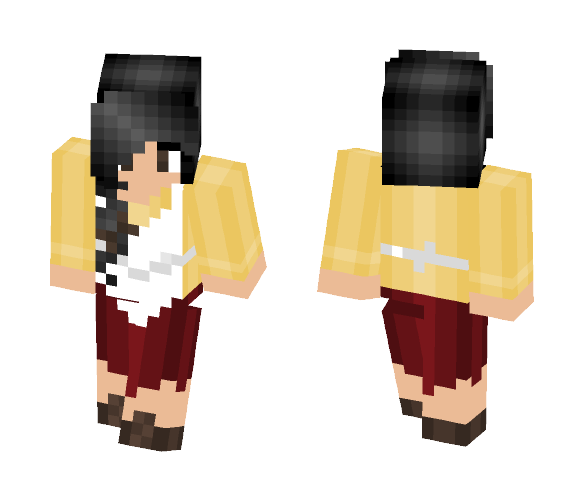 Eren Yeager's Mom - Female Minecraft Skins - image 1
